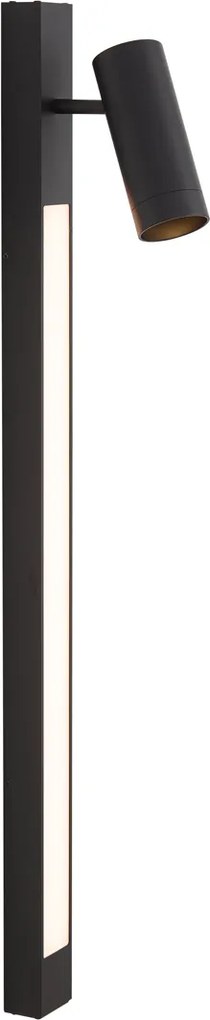 Jackle Smart Wall Spot: Black, Tiltable, Wi-Fi GU10 Included