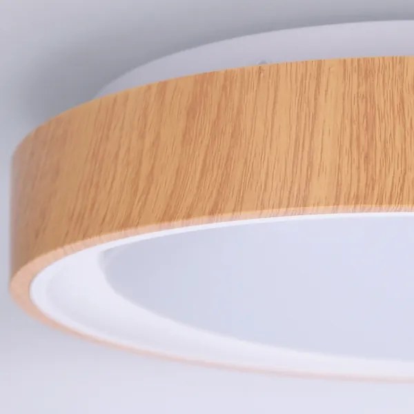 Brilagi - LED mennyezeti lámpa FLOCO LED/24W/230V Ø 30 cm fa/fehér