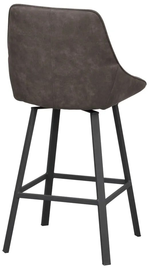 Szürke bárszék szett 2 db-os (ülésmagasság 65 cm) Alison – Rowico