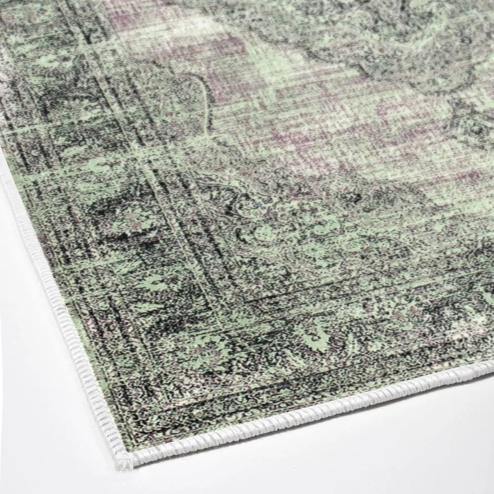 Zöld-szürke fürdőszobai kilépő szett 2 db-os 60x100 cm – Foutastic