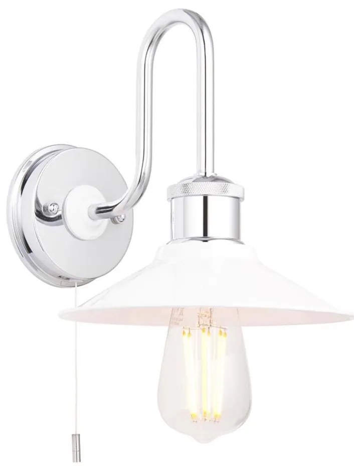 Endon 95508 - Fürdőszobai fali lámpatest MARIS 1xE27/6W/230V IP44 fényes króm