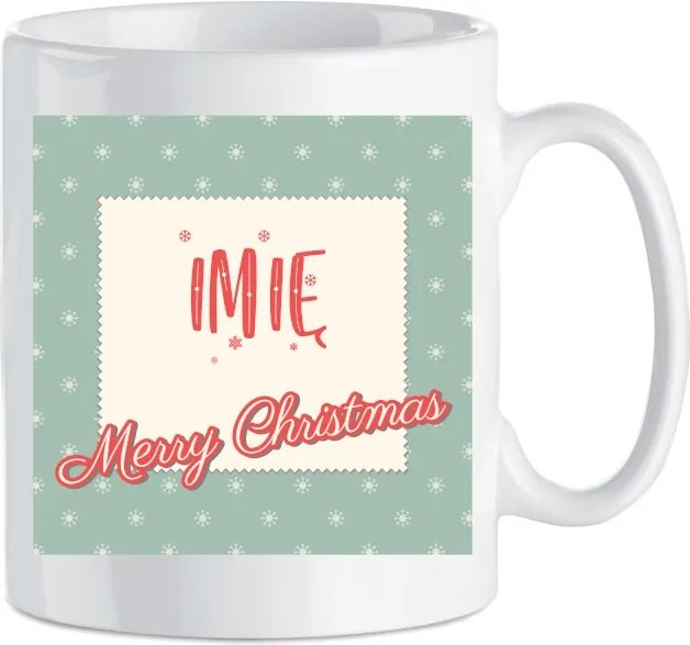 Karácsonyi bögre Boldog Karácsonyt Név 330 ml