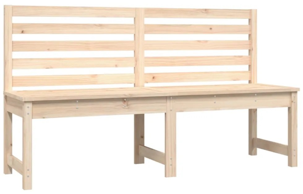 tömör fenyőfa kerti pad 157,5 cm