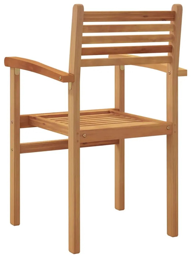 Kerti összecsukható székek 4 pcs Barna 55.5 x 55.5 x 90 cm