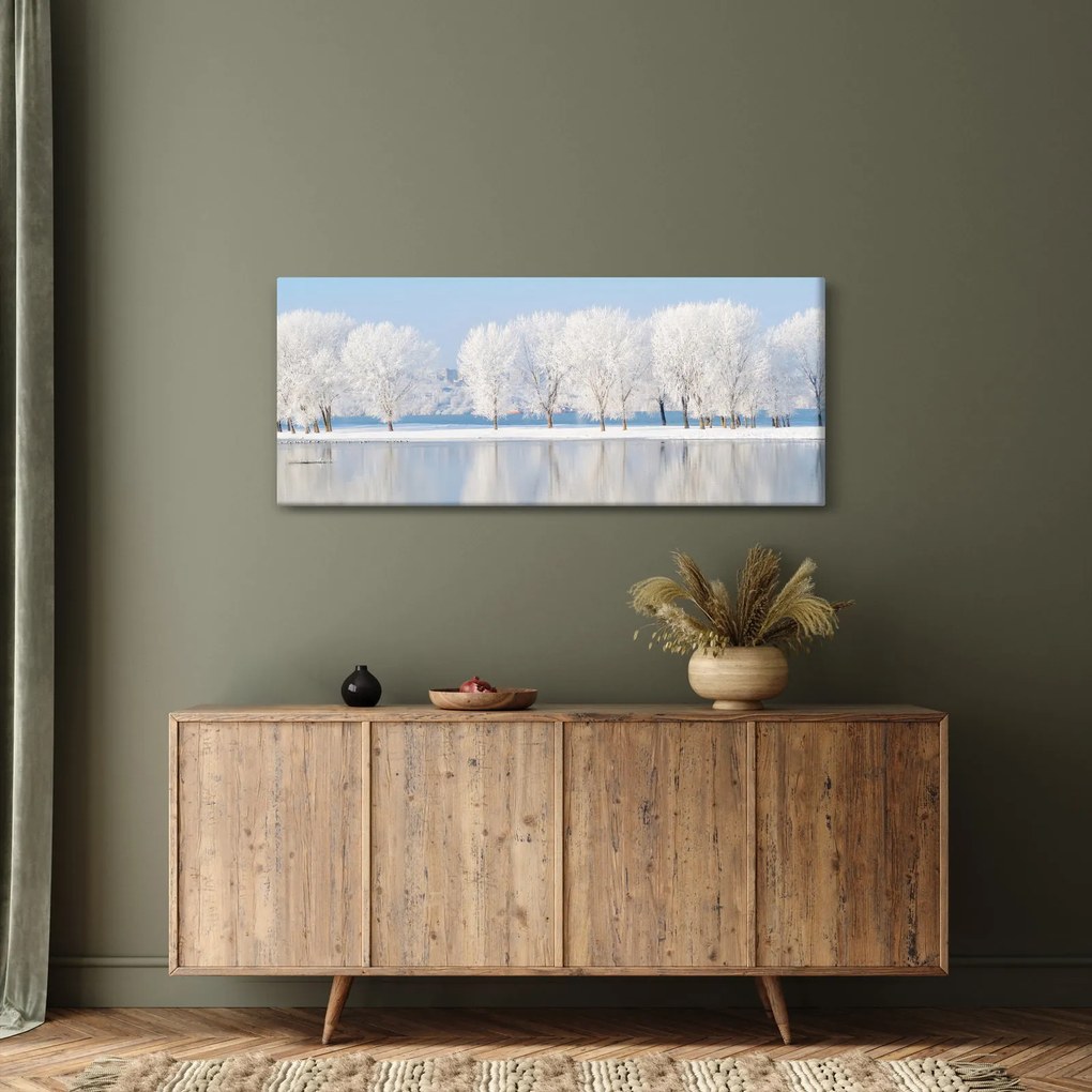 Egy kép egy téli tájról (120x50 cm)