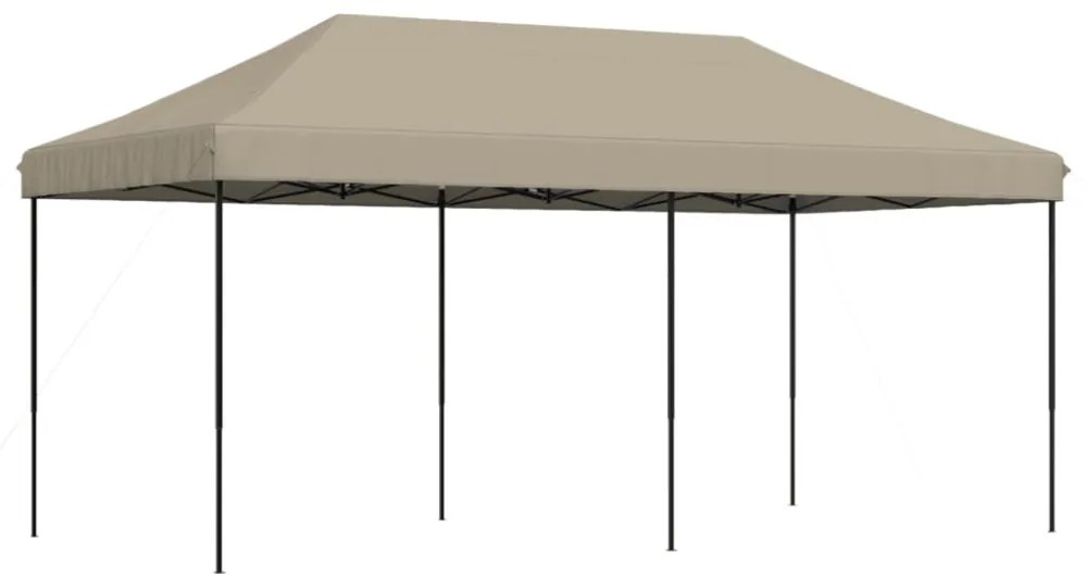 tópszínű összecsukható felugró rendezvénysátor 580x292x315 cm