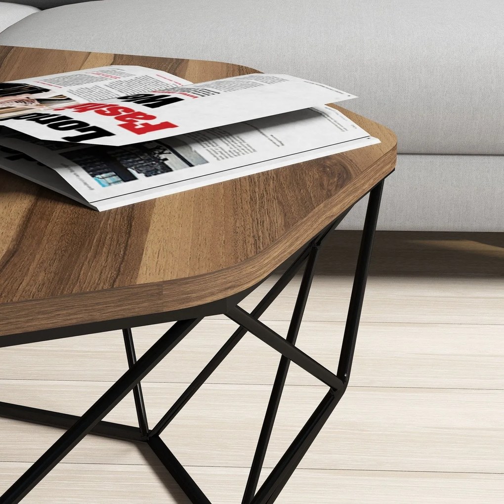 Dohányzóasztal Diamond - Walnut