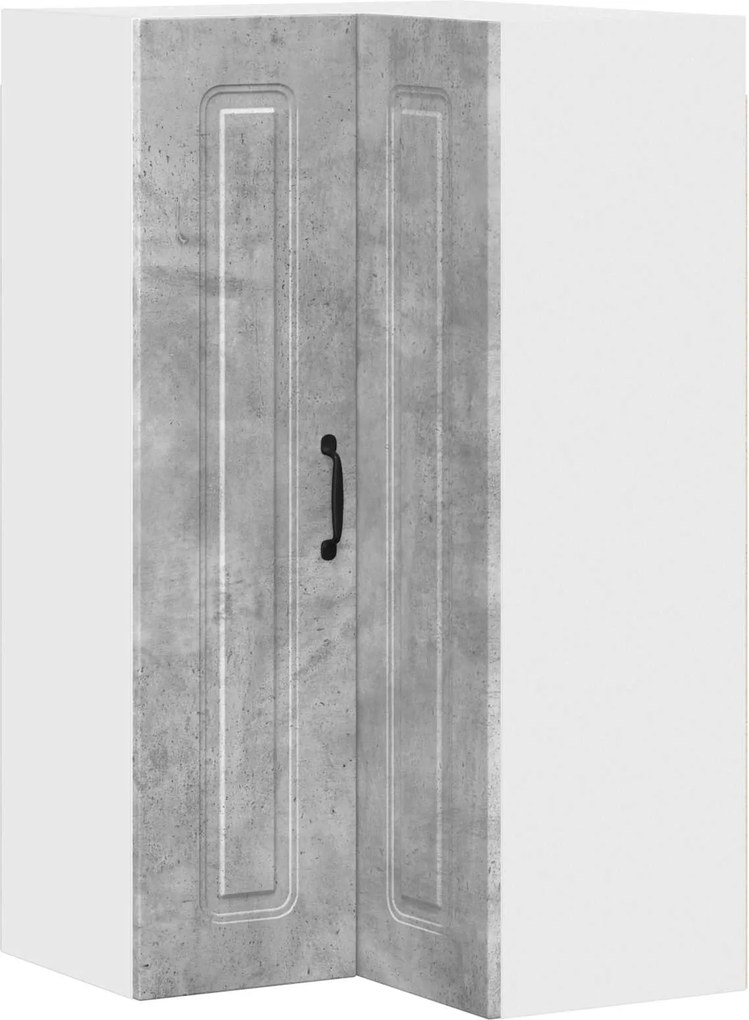 vidaXL Konyhaszekrény Kalmar Beton Szürke 57 x 57 x 100 cm Faanyag
