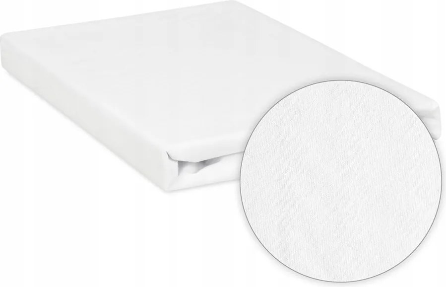 Higiéniai alapozó 140x200 jersey fehér páraáteresztő vízálló