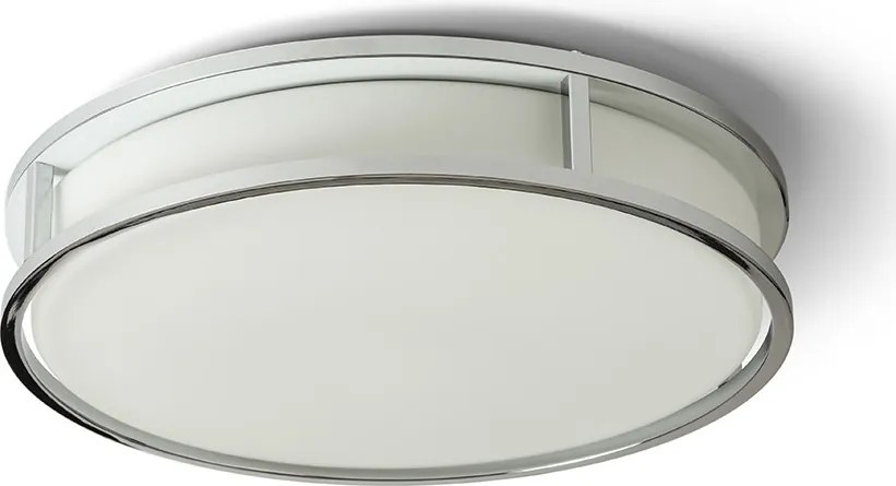 RENDL GRANDE LED 35 stropní opálové sklo/chrom 230V LED 24W IP44 3000K