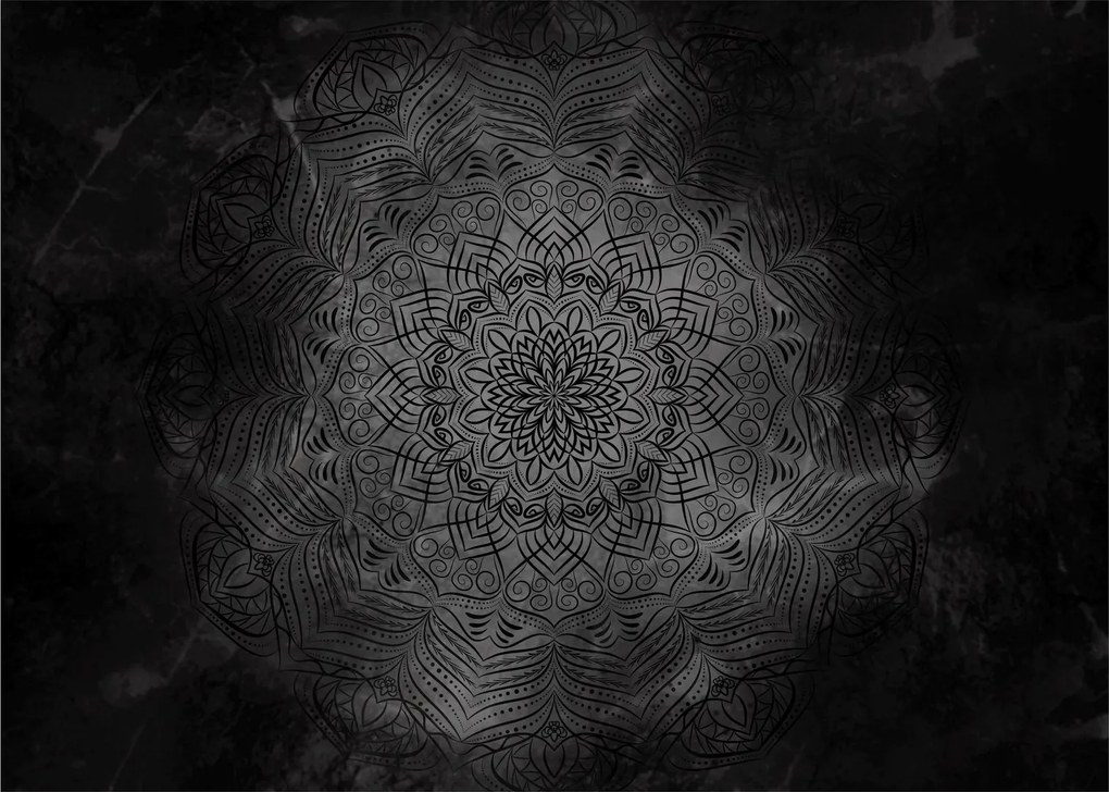 Kép - Misztikus mandala (üvegen) (70x50 cm)