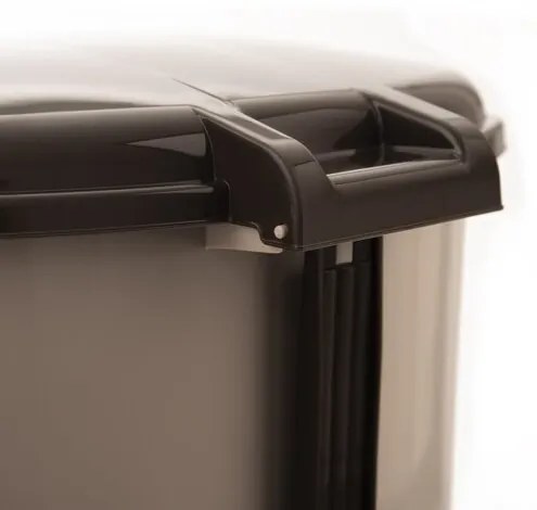 Orion Szemeteskosár pedállal 30 l, kávé barna, 30 l