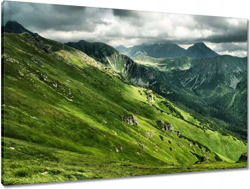 Vászonkép 90x60 Tátra Lengyel hegyek Kilátás