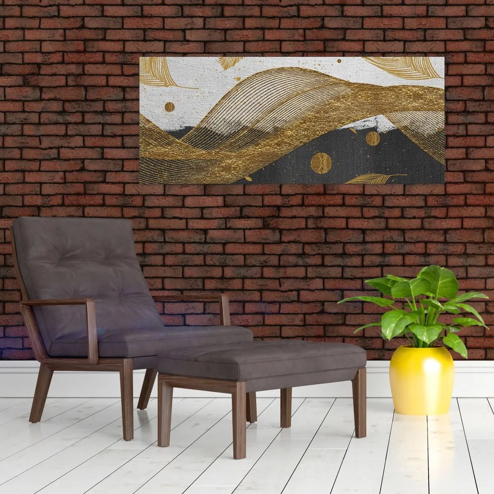 Kép - Arany toll (120x50 cm)