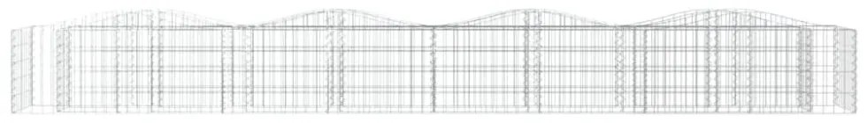 íves horganyzott vas gabion magaságyás 400x50x50 cm