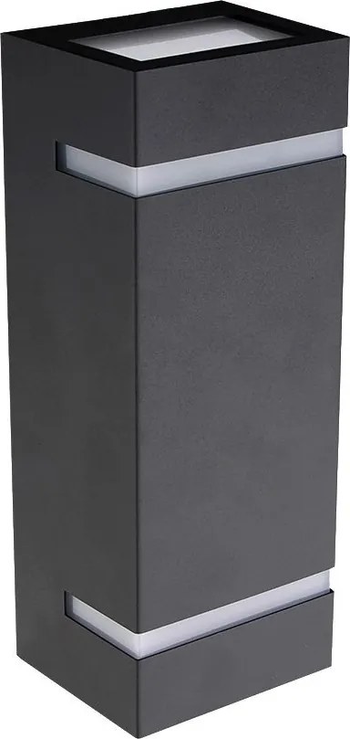 PREZENT 31301 TAMPA Modern Kültéri Fali Lámpa Opál, Szürke GU10 IP44
