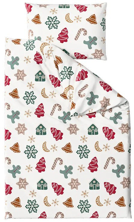 HOLLY fehér pamut ágyneműhuzat Ágyneműhuzat mérete: 70 x 90 cm | 140 x 200 cm