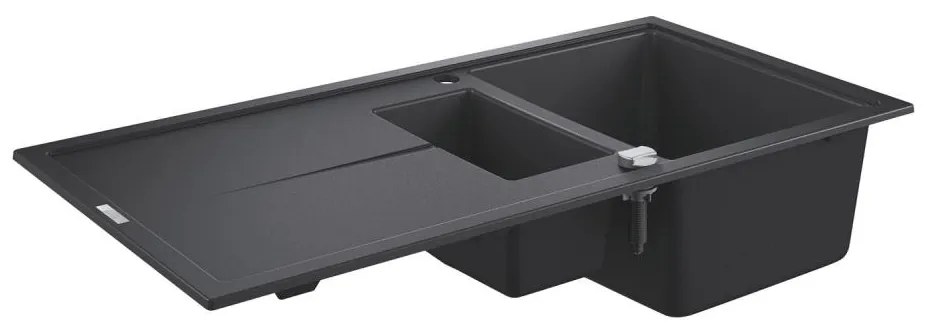 GROHE 31642AP0 - K400 konyhai mosogató 1000 × 500 mm gránit/fekete