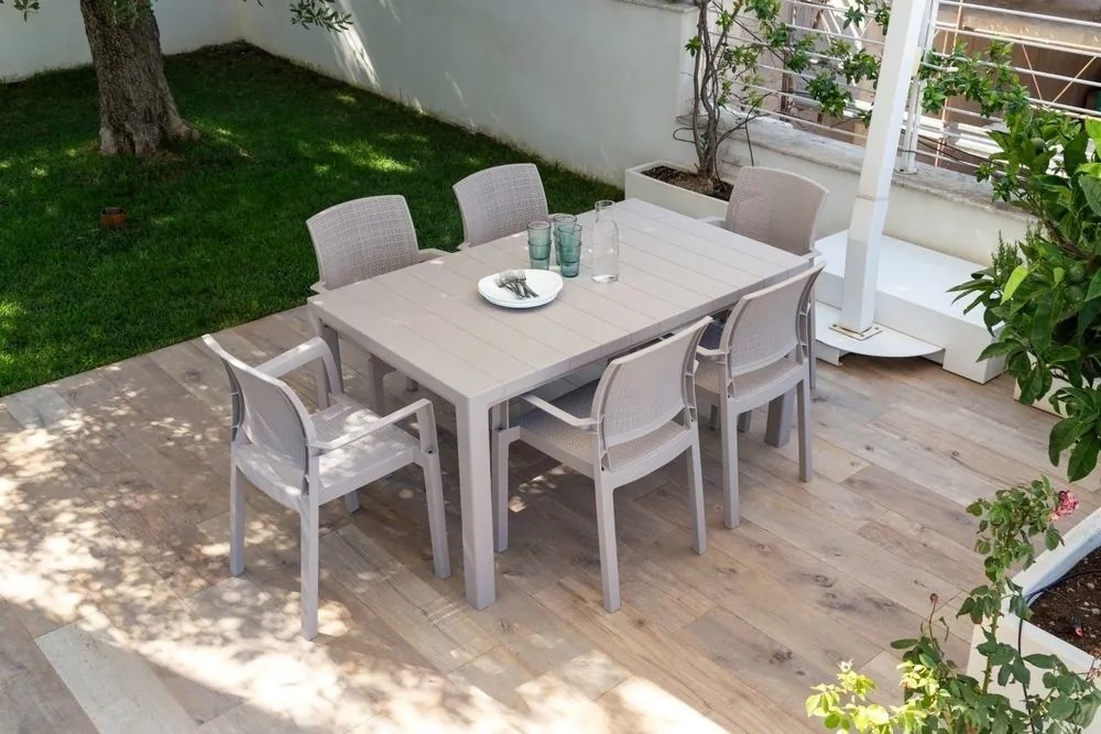 TOOMAX Műanyag asztal DAVIDE szürke