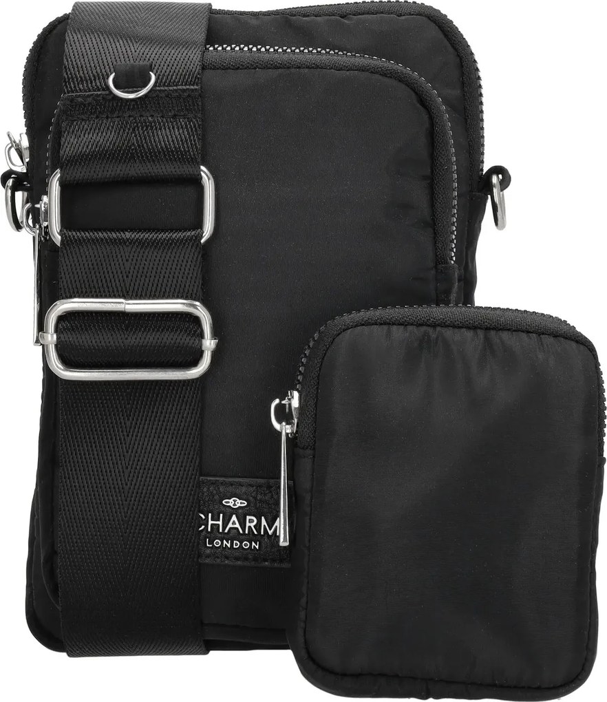 Fekete elegáns mobiltáska „Daily”