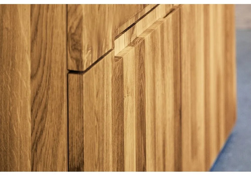 Tölgyfa ruhásszekrény 135x206 cm Vento 3 - The Beds