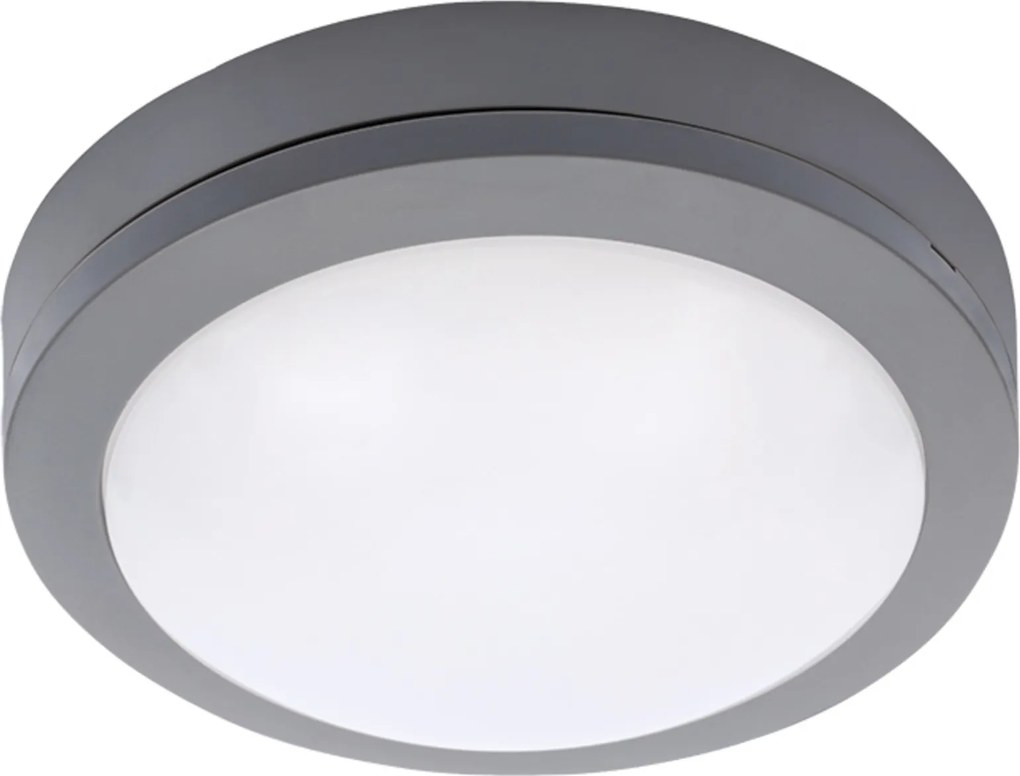 Solight Led kültéri lámpa Siena, 13W, 910lm, 4000K, IP54, szürke, 17cm