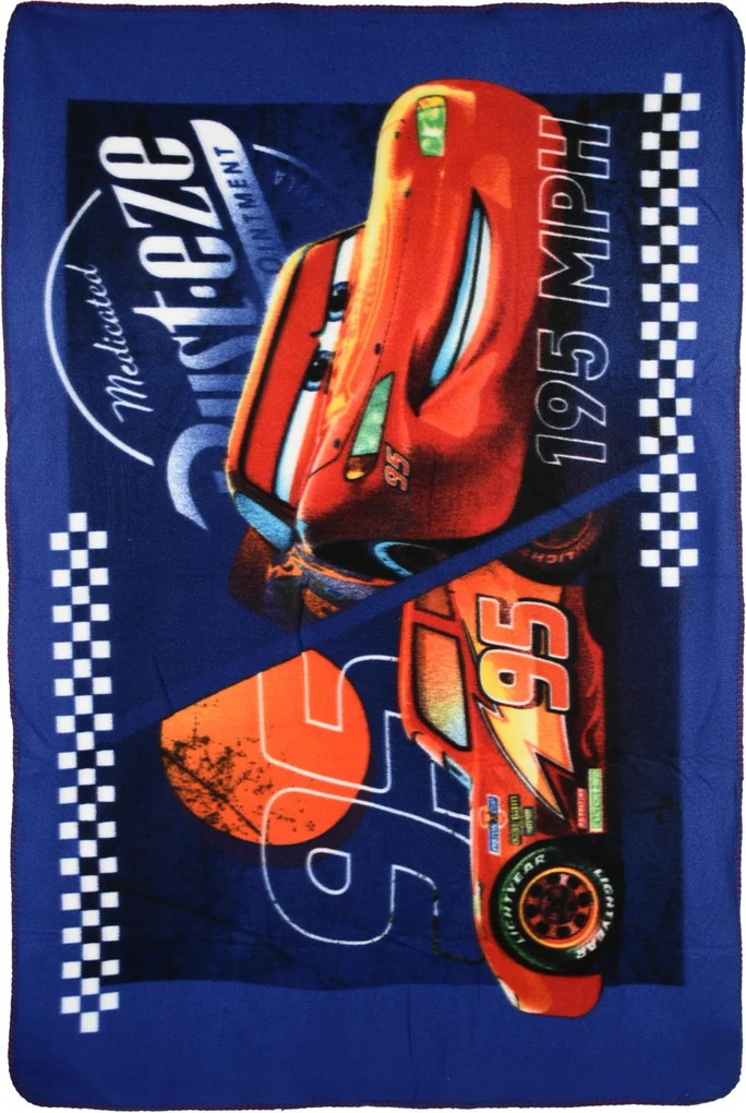 Disney Verdák 195 MPH polár takaró 100x150cm