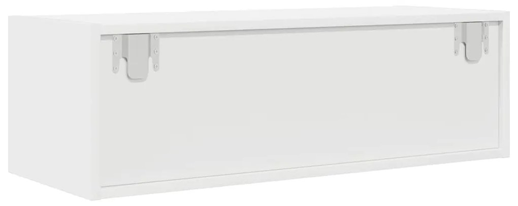fehér szerelt fa TV-szekrény 80x31x25,5 cm