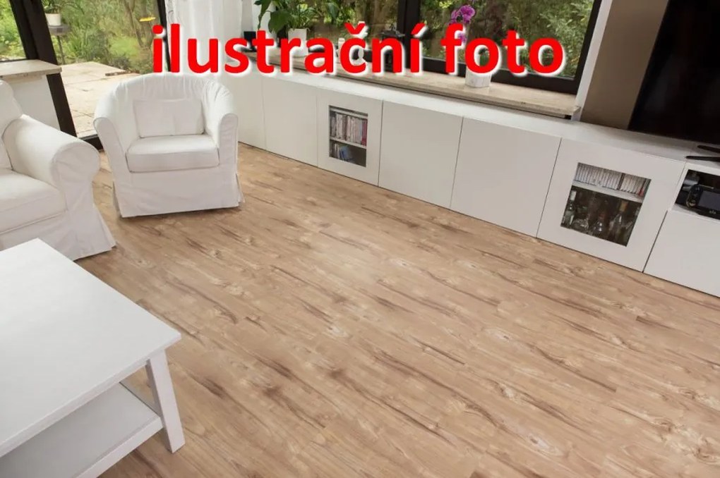 STILISTA Úszó vinyl padló 20m² kámforfa világos