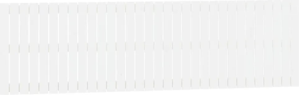 vidaXL fehér tömör fenyőfa fali fejtámla 204x3x60 cm