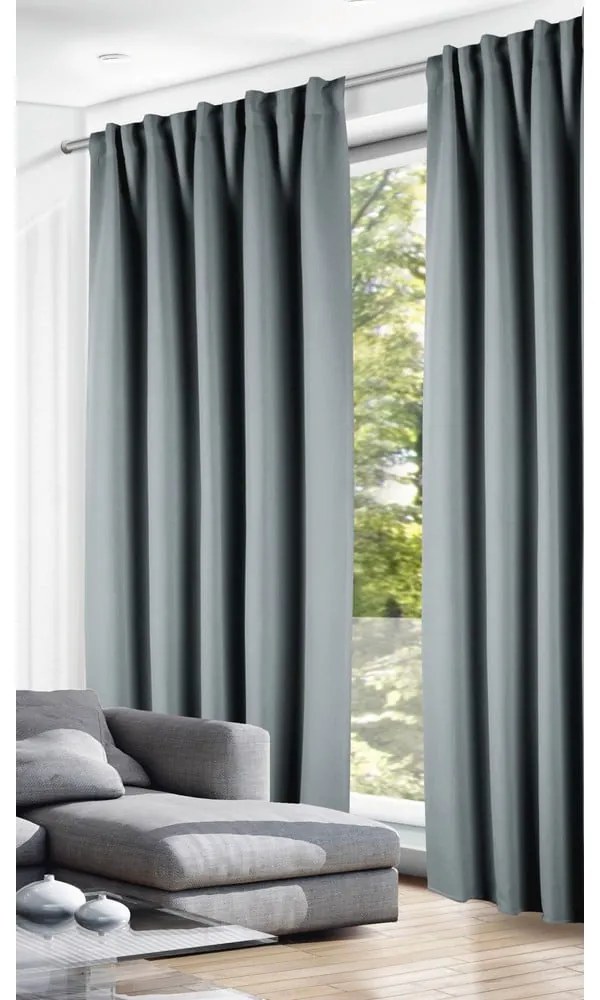 Sötétszürke termo-dimout (részleges sötétítő) függöny 135x245 cm – Sehlbach