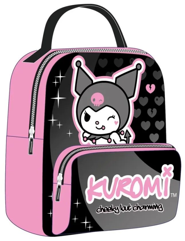 Hello Kitty Kuromi hátizsák, táska 23 cm