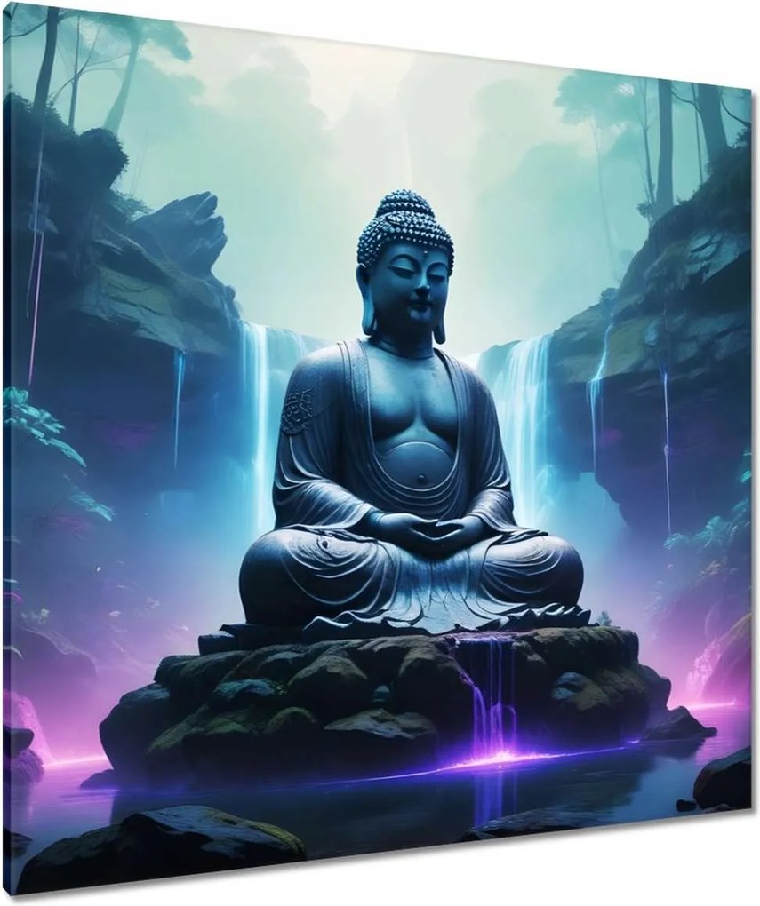 Vászonkép 90x90 Buddha és meditáció