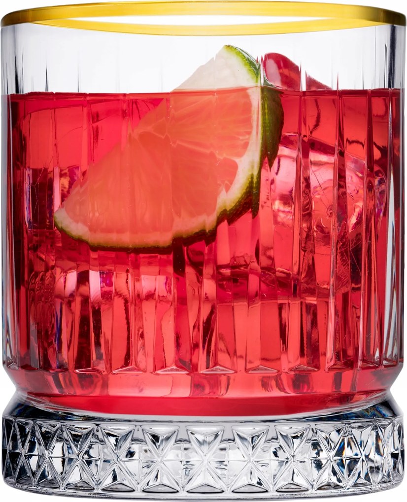 4 Db-os Pohár Szett Arany Színű Elysia Gold 210 ML Pasabahce