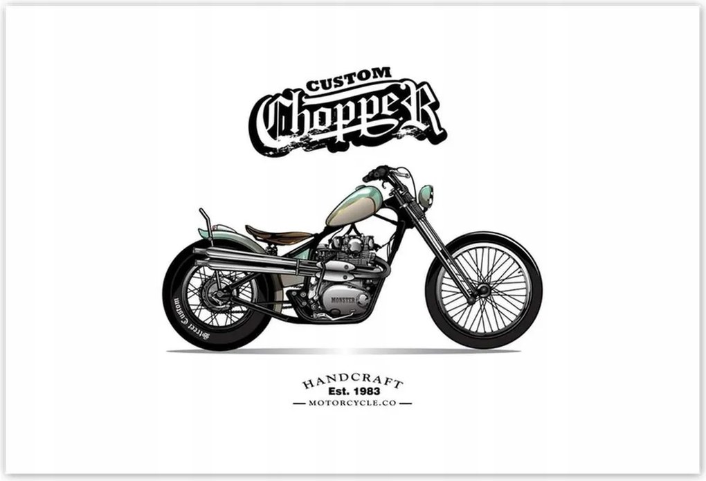 Poszterek 185x125 Motorkerékpár Antik Vintage