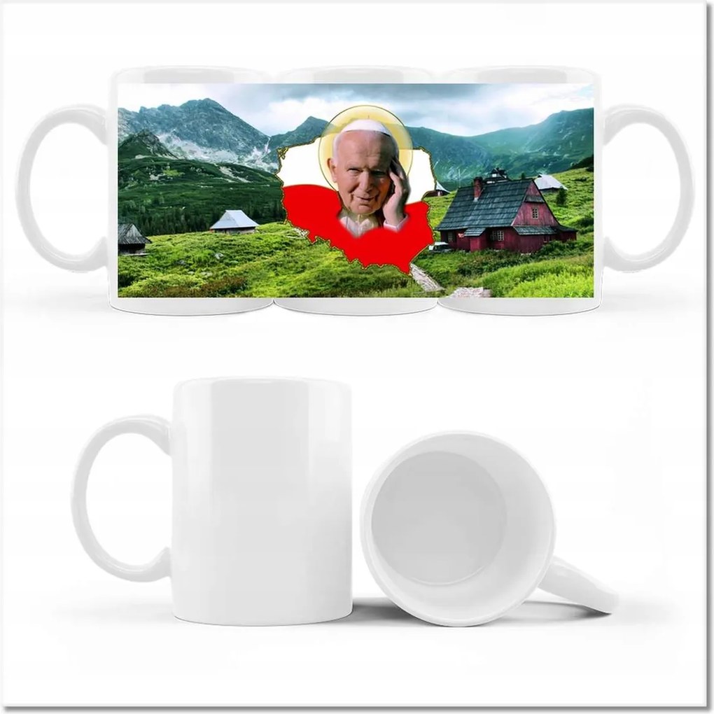 Fotós bögre Lengyel pápa Tátra-hegység