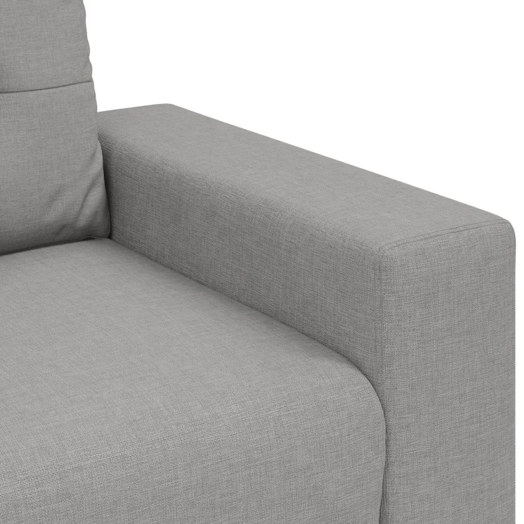 3-Fős Kanapé Felhő Szürke 180 cm Textil