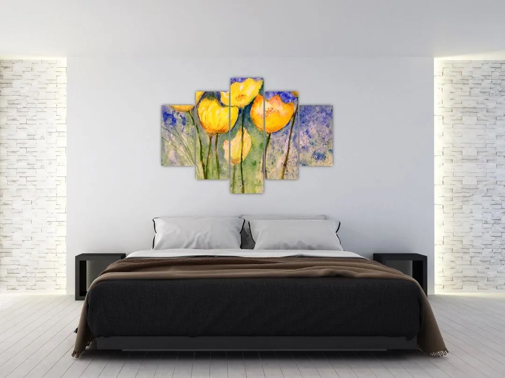 Kép - sárga tulipán (150x105 cm)