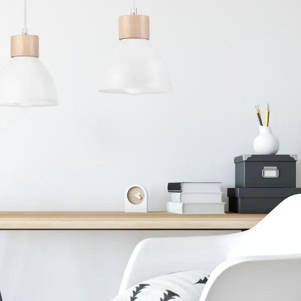 Csillár zsinóron NICO 2xE27/60W/230V fehér