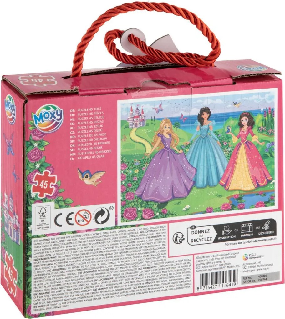 Hercegnők Garden puzzle 45 db-os