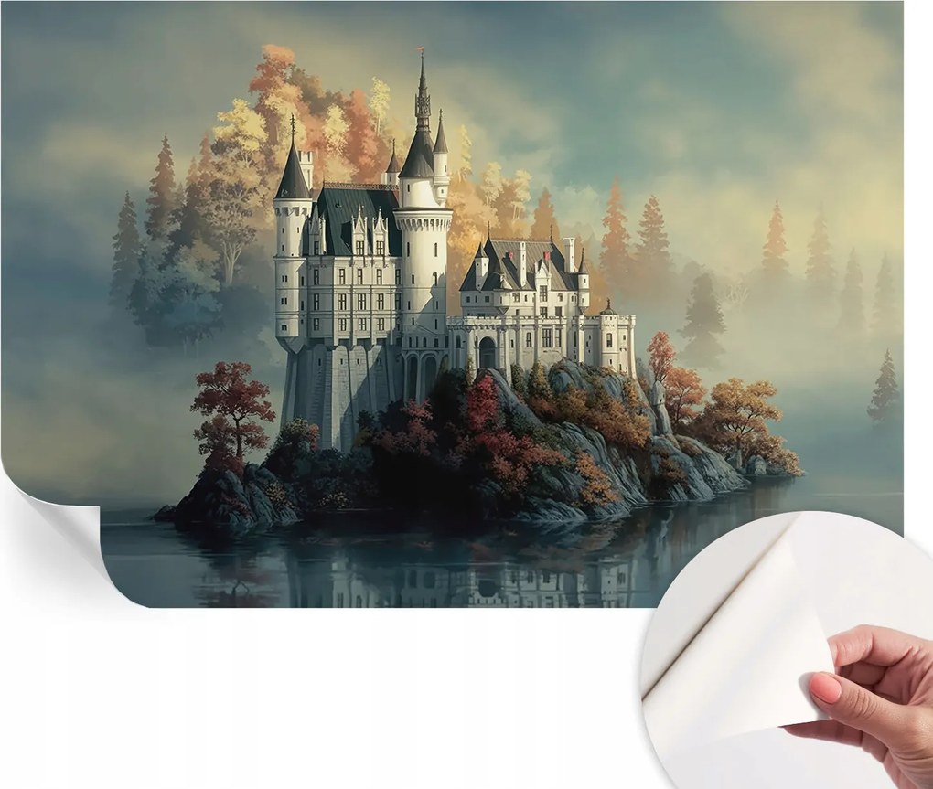 Öntapadós fotótapéta Nappaliba és Hálószobába Mesevár 104x70