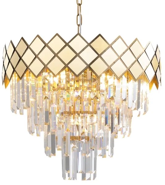 Csillár láncon CARISMA 9xE14/40W/230V arany