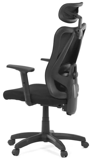 Fekete Hálós Irodai Szék, Szinkron Mechanikával. KA-R215 BK