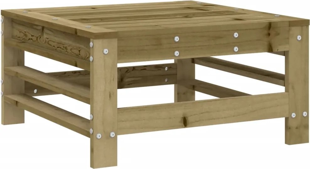 vidaXL impregnált fenyőfa kerti lábzsámoly