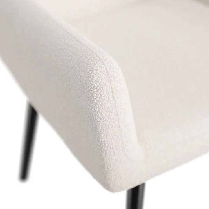 Juskys Odense fotel lábtartóval – krém