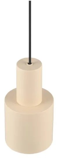 Sárga függőlámpa fém búrával ø 12 cm Agudo – Trio