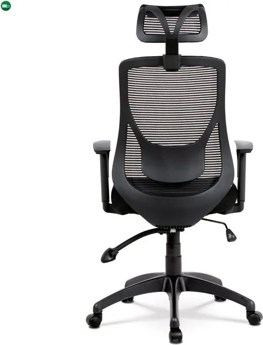 Fekete Hálós Irodai Szék, Szinkron Mechanikával. KA-A186 BK
