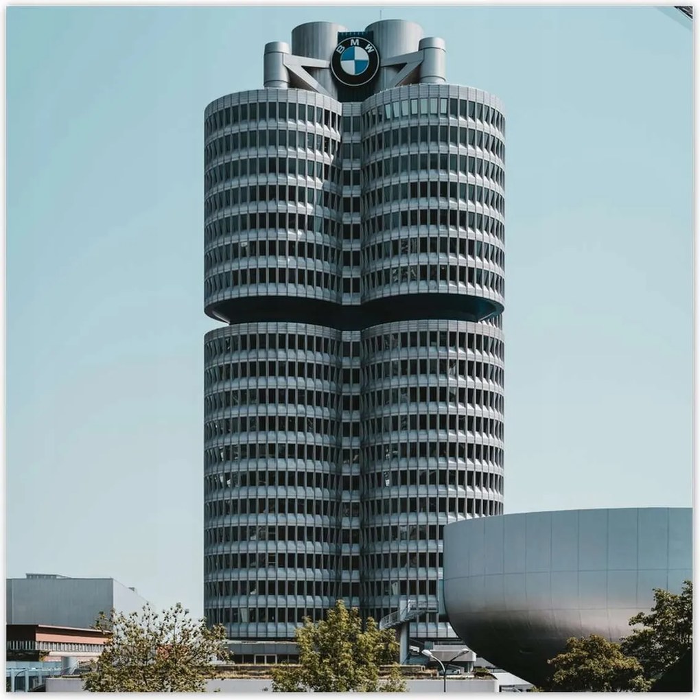 Poszterek 100x100 Bmw Felhőkarcoló Épület