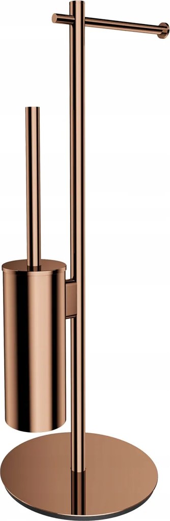 Papír- És Wc-kefetartó Állvány Réz Rozsdamentes Acél Omnires