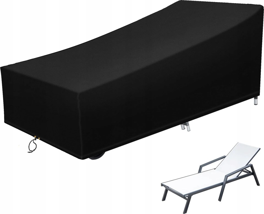 Kerti napozóágy huzat 220×80×35/55 cm vízálló, Uv álló, szélálló